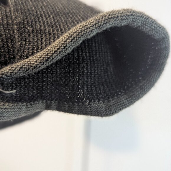 Zara Split Hem Sweater Dress Medium - green black - Picture 6 of 6